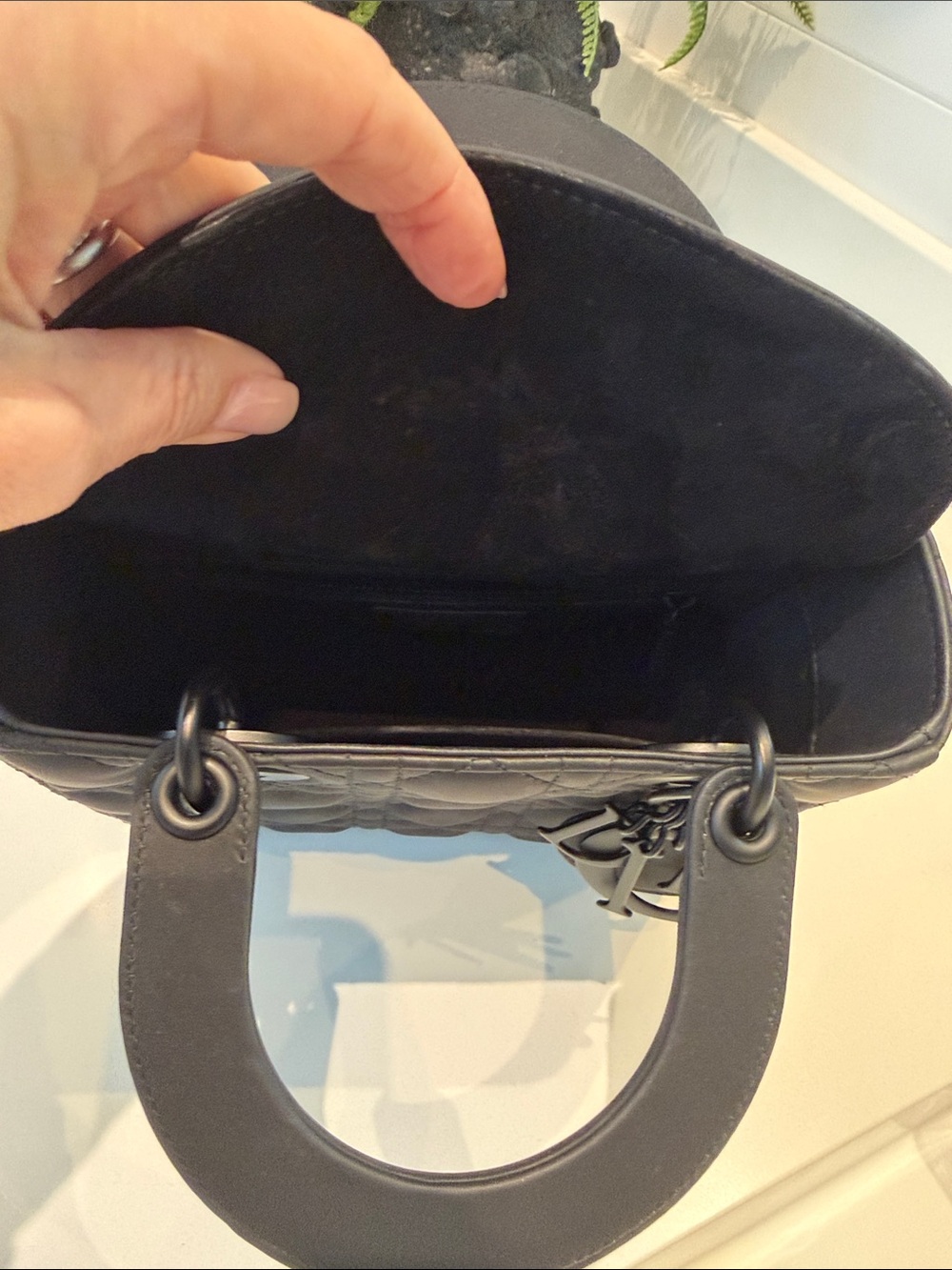 Dior Lady Ultra matte calfskin small ABC bag. - Picture 7 of 7